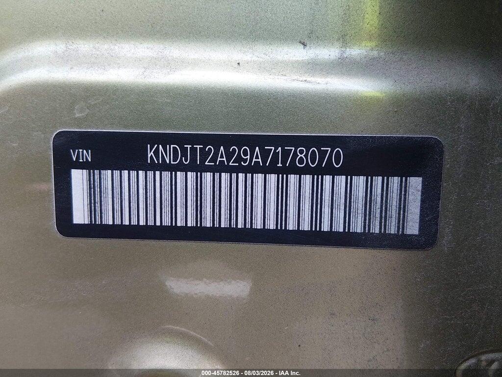 KNDJT2A29A7178070 2010 KIA SOUL photo no. 9
