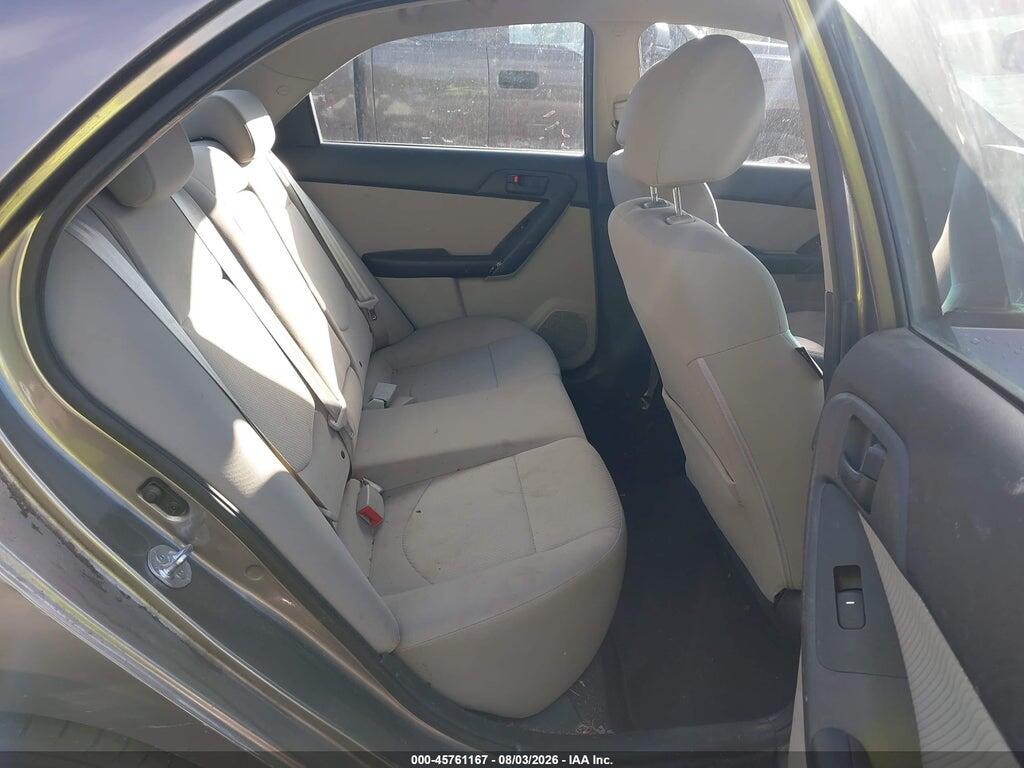 KNAFU4A24A5860779 2010 KIA FORTE photo no. 8