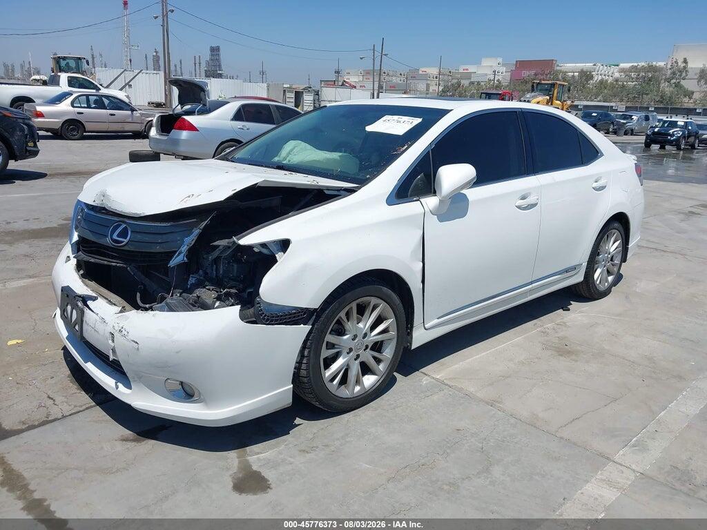 JTHBB1BA0A2017027 2010 LEXUS HS 250H photo no. 2