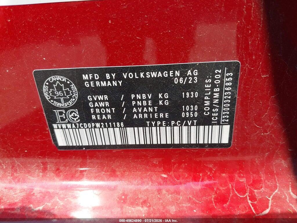 WVWWA7CD0PW211186 2023 VOLKSWAGEN GOLF GTI photo no. 9