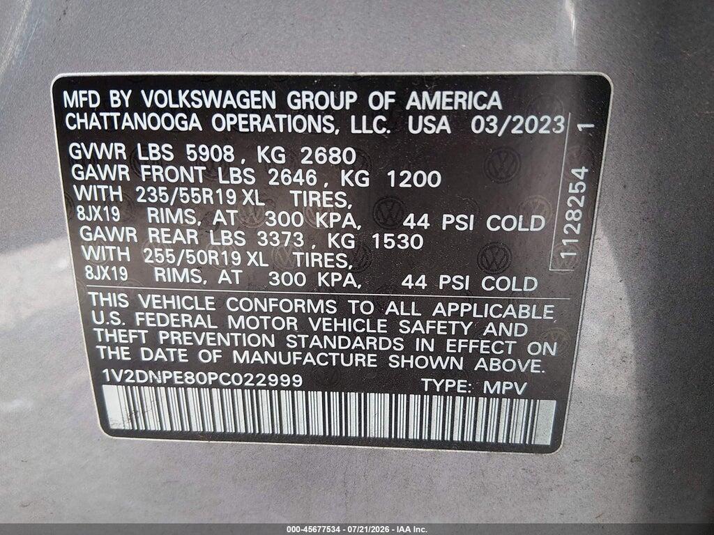 1V2DNPE80PC022999 2023 VOLKSWAGEN ID.4 photo no. 8