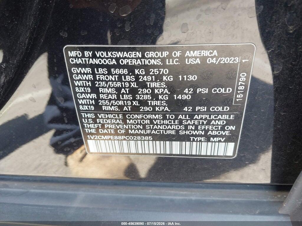 1V2CMPE88PC028385 2023 VOLKSWAGEN ID.4 photo no. 9