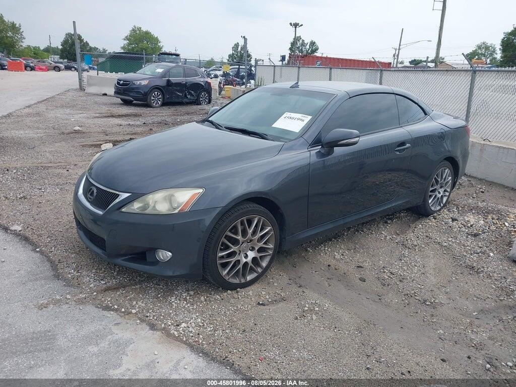 JTHFF2C23A2510798 2010 LEXUS IS 250C photo no. 2