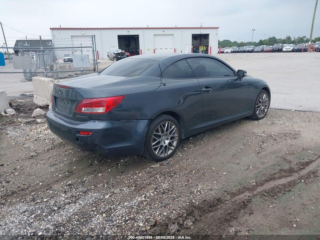 JTHFF2C23A2510798 2010 LEXUS IS 250C photo no. 4
