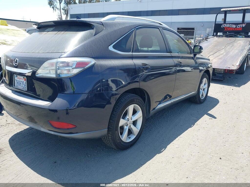 2T2BK1BA1AC037463 2010 LEXUS RX 350 photo no. 4