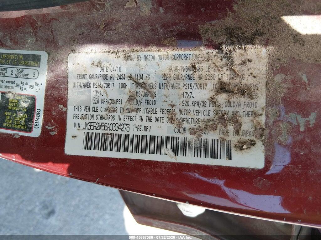 JM3ER2W56A0334276 2010 MAZDA CX-7 photo no. 9