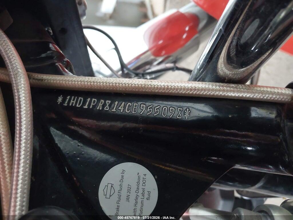 1HD1PR814CB955098 2012 HARLEY-DAVIDSON FLHTCUSE7 photo no. 10