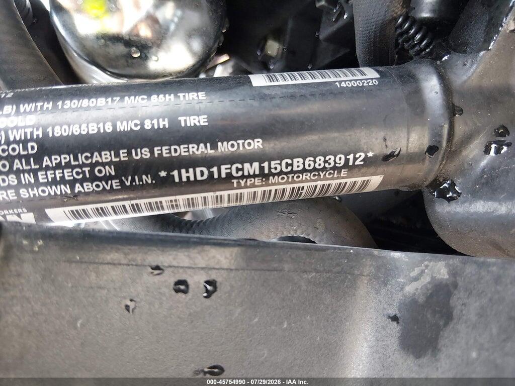 1HD1FCM15CB683912 2012 HARLEY-DAVIDSON FLHTCU photo no. 10