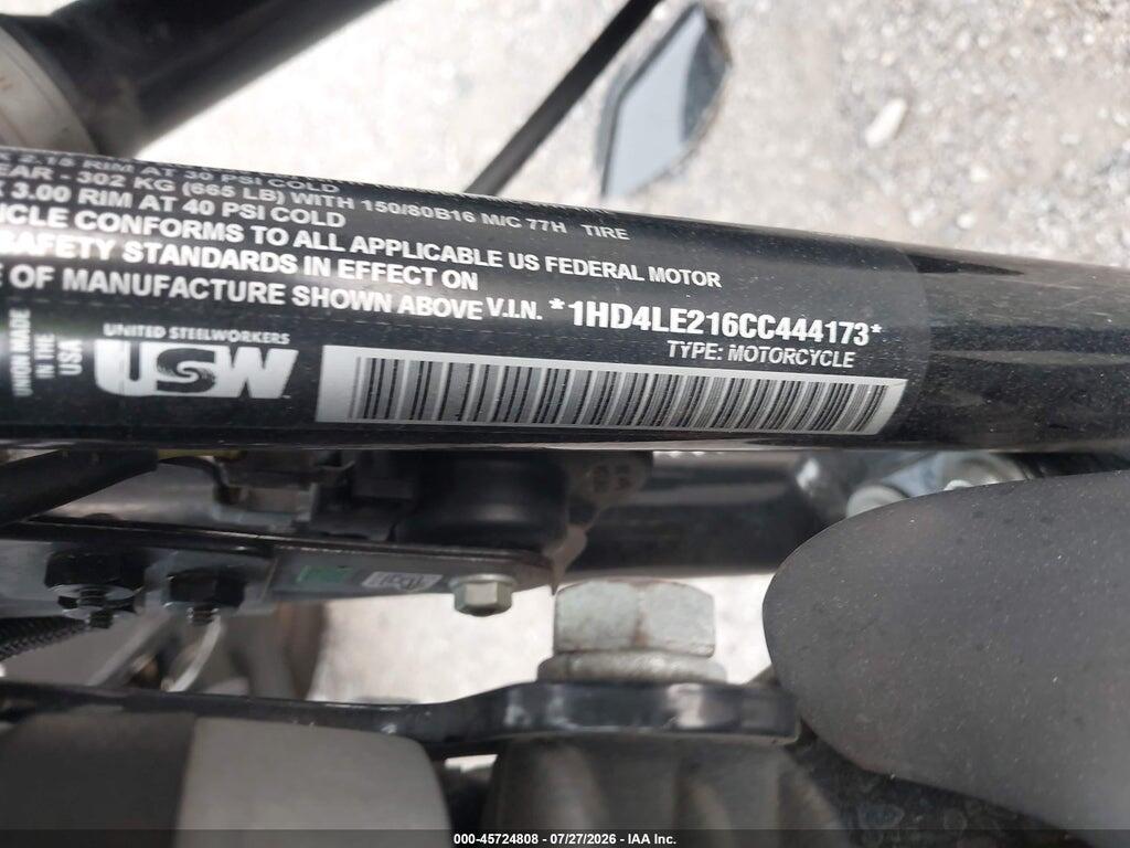 1HD4LE216CC444173 2012 HARLEY-DAVIDSON XL883 photo no. 10