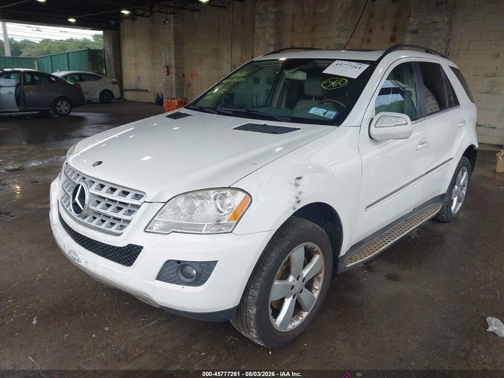 4JGBB8GB3AA559512 2010 MERCEDES-BENZ ML photo no. 2