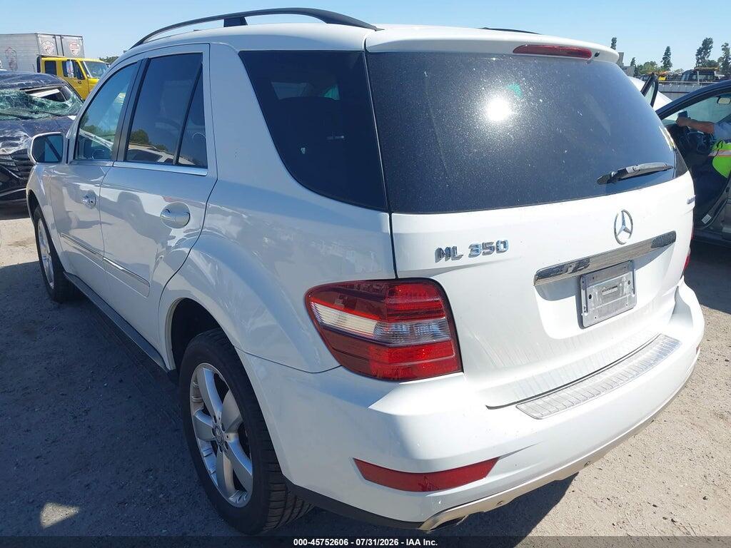 4JGBB8GB6AA611697 2010 MERCEDES-BENZ ML 350 photo no. 3