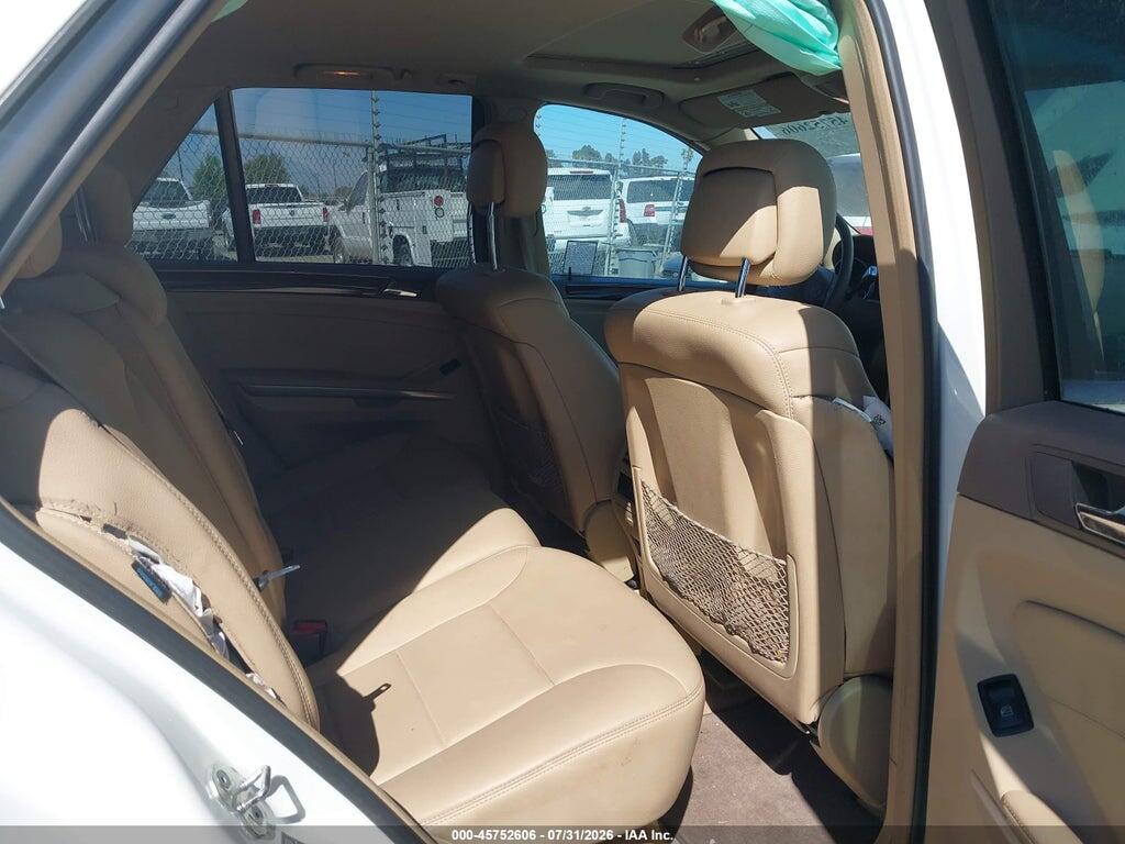 4JGBB8GB6AA611697 2010 MERCEDES-BENZ ML 350 photo no. 8