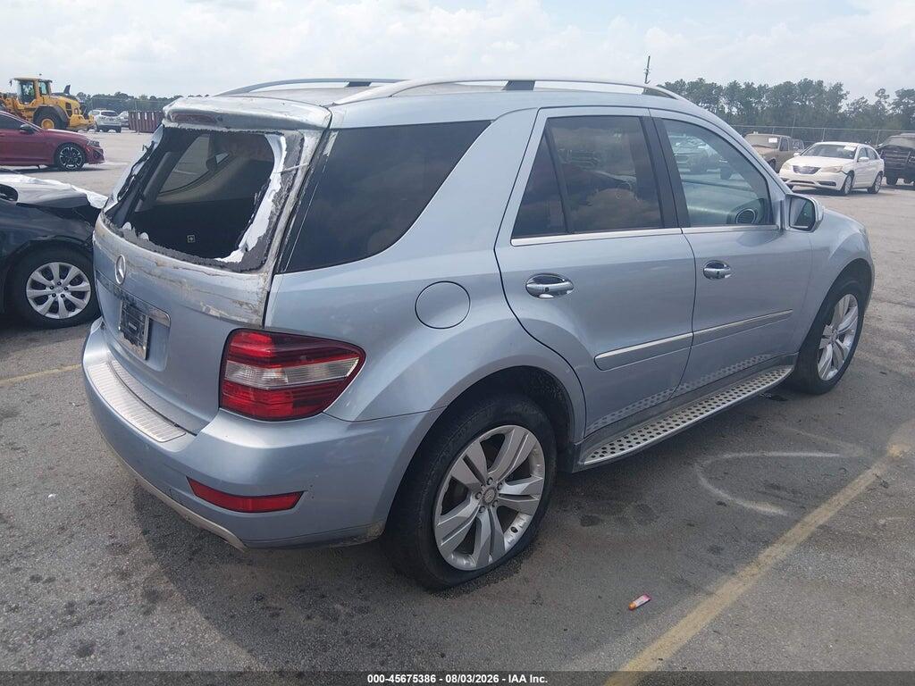 4JGBB5GB9AA588446 2010 MERCEDES-BENZ ML 350 photo no. 4