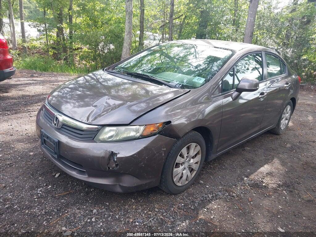 2HGFB2F5XCH503460 2012 HONDA CIVIC photo no. 2