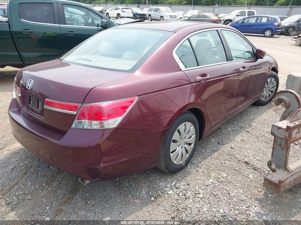 1HGCP2F31CA129225 2012 HONDA ACCORD SDN photo no. 4