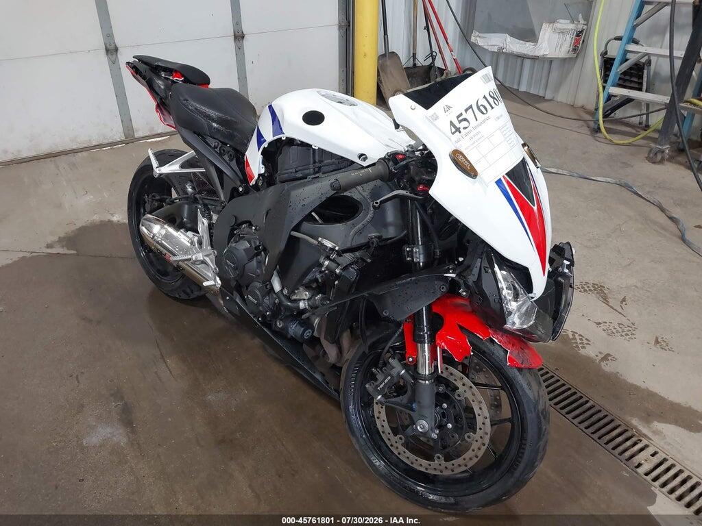 2012 HONDA CBR1000 JH2SC5900CK400561