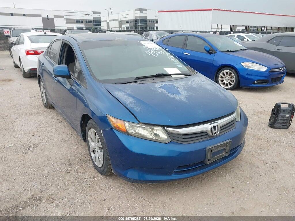 2HGFB2F56CH535077 2012 HONDA CIVIC photo no. 1