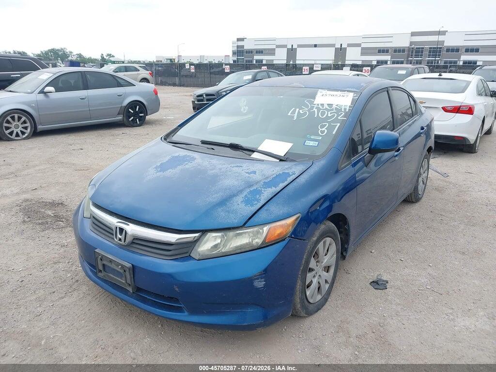 2HGFB2F56CH535077 2012 HONDA CIVIC photo no. 2