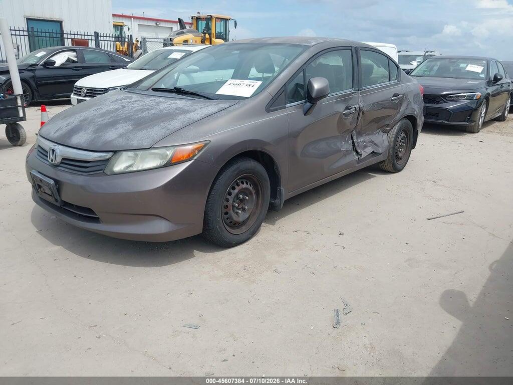 2HGFB2F5XCH524566 2012 HONDA CIVIC photo no. 2