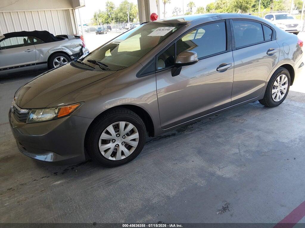 19XFB2F5XCE048586 2012 HONDA CIVIC photo no. 2
