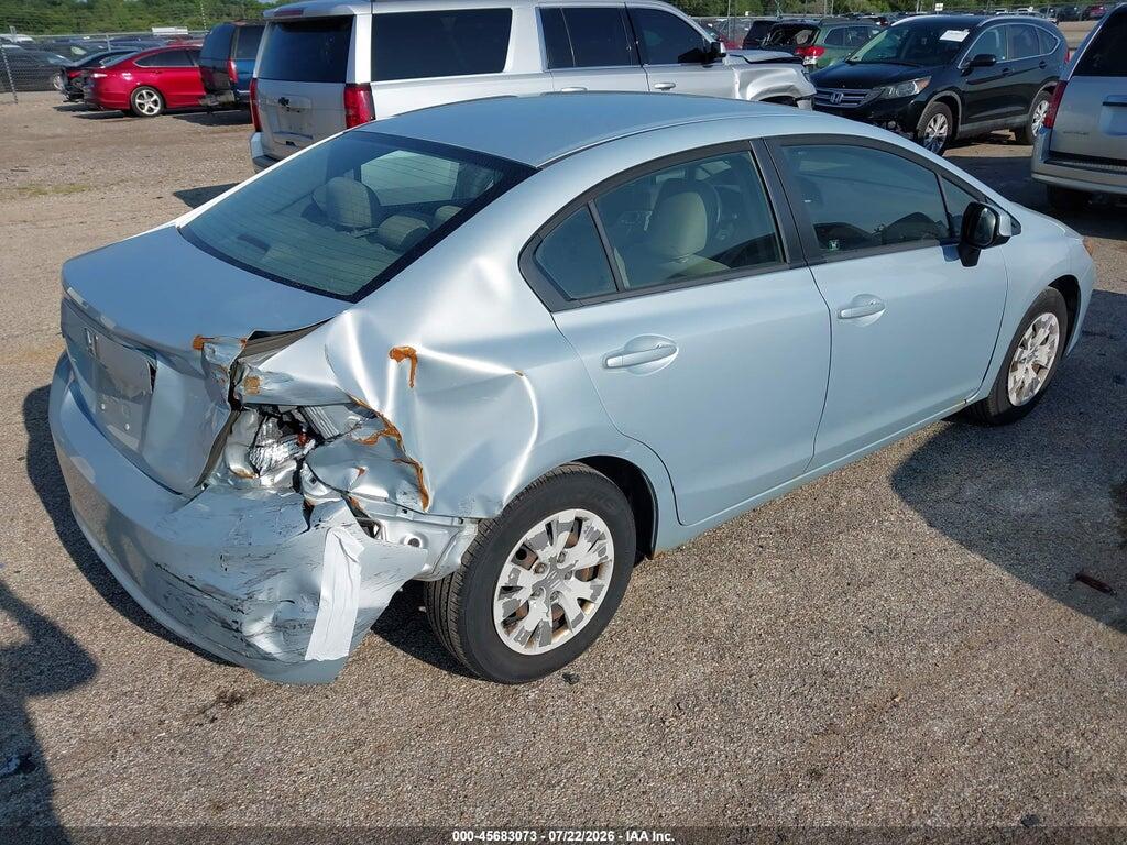 19XFB2F59CE014719 2012 HONDA CIVIC photo no. 4