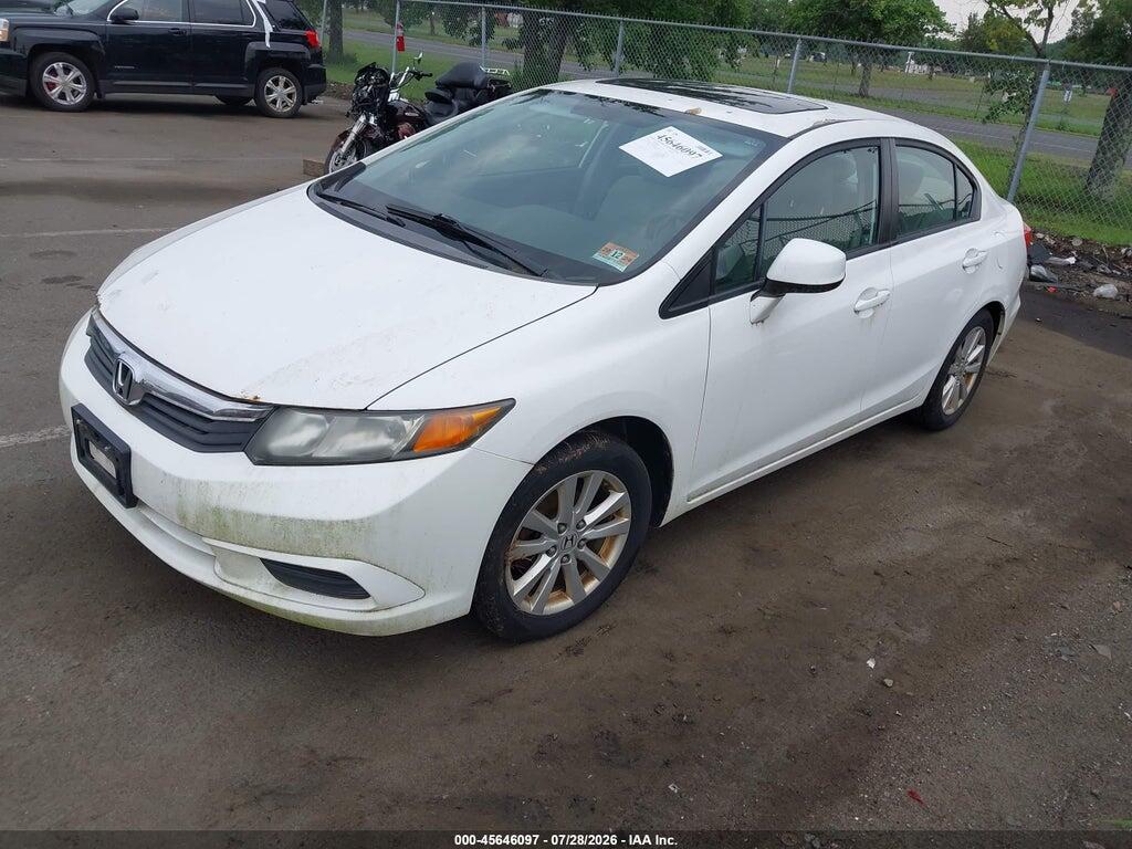 19XFB2F88CE316433 2012 HONDA CIVIC photo no. 2