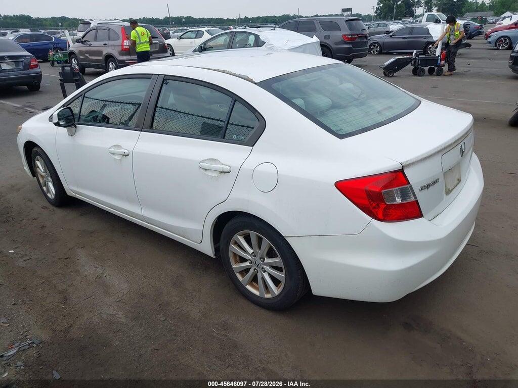 19XFB2F88CE316433 2012 HONDA CIVIC photo no. 3