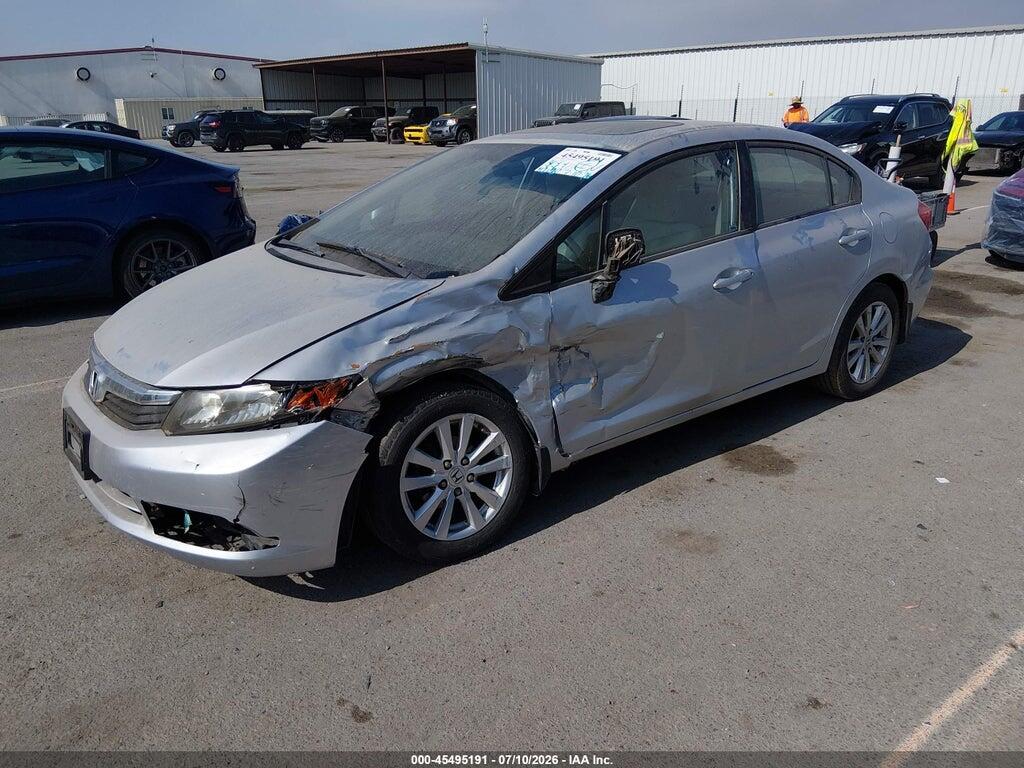 19XFB2F87CE343820 2012 HONDA CIVIC photo no. 2