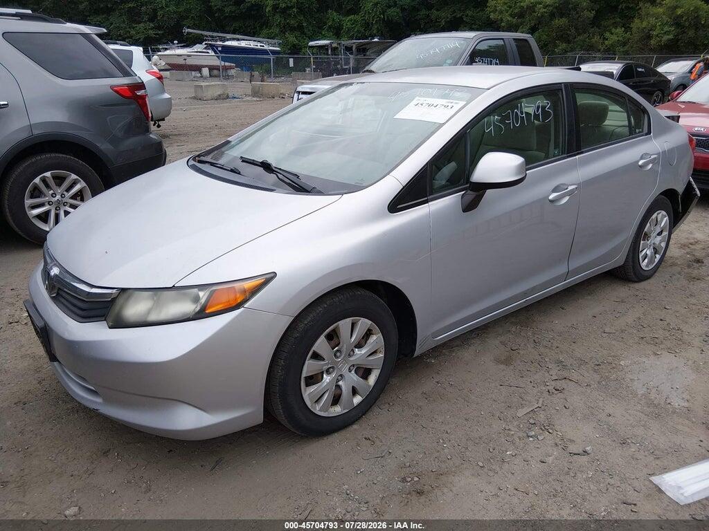 2HGFB2F59CH314167 2012 HONDA CIVIC photo no. 2
