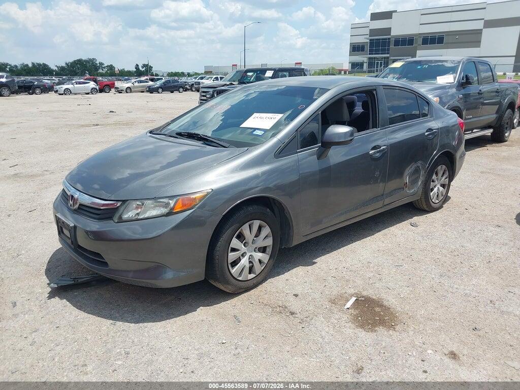 19XFB2F5XCE311157 2012 HONDA CIVIC photo no. 2