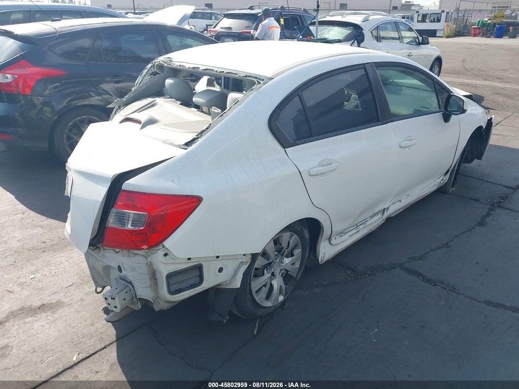 19XFB2F51CE347089 2012 HONDA CIVIC photo no. 4