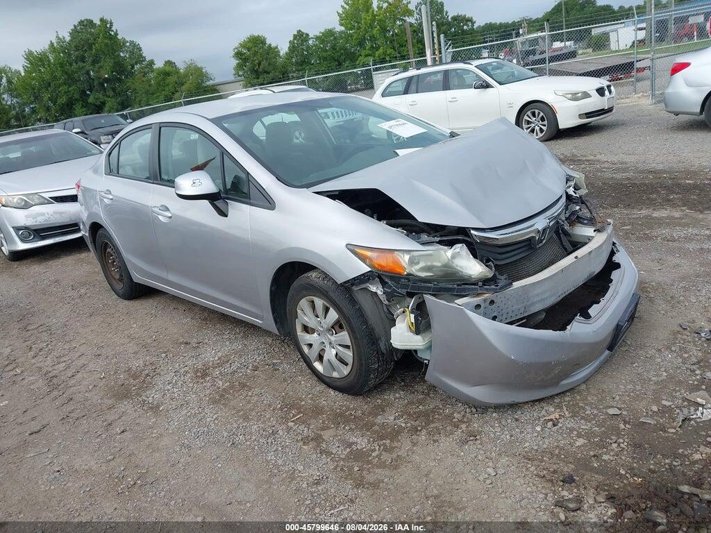2HGFB2F54CH317428 2012 HONDA CIVIC photo no. 1