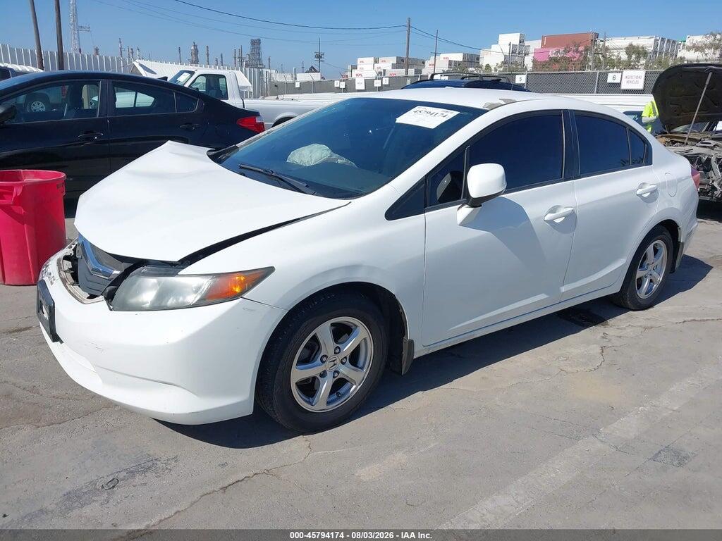 19XFB5F55CE000821 2012 HONDA CIVIC photo no. 2