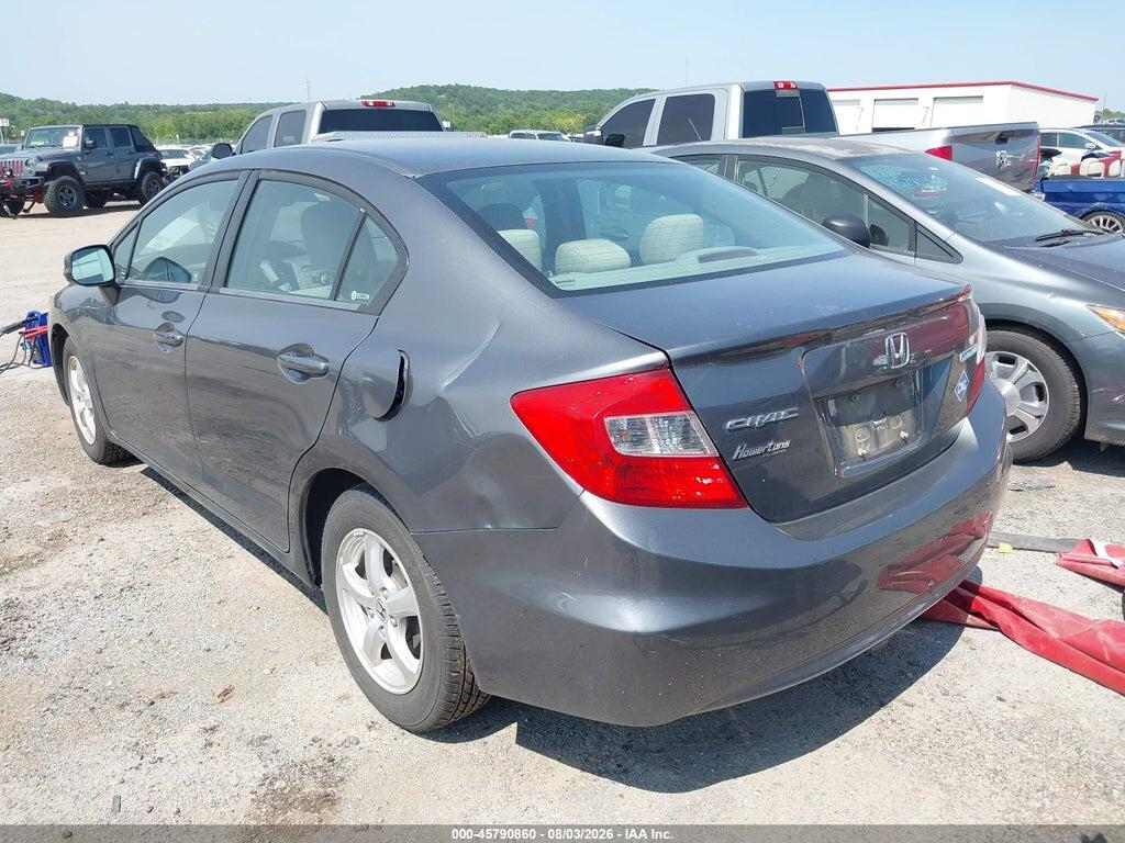19XFB5F52CE002834 2012 HONDA CIVIC photo no. 3