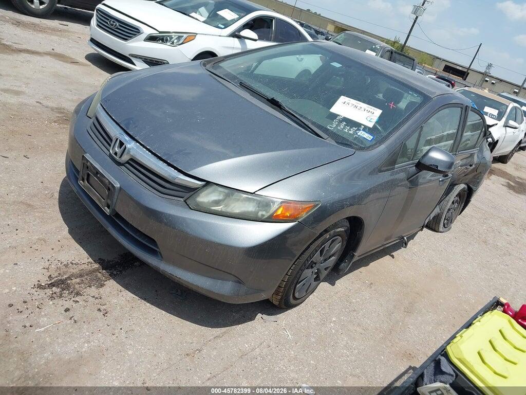 2HGFB2F51CH611806 2012 HONDA CIVIC photo no. 2