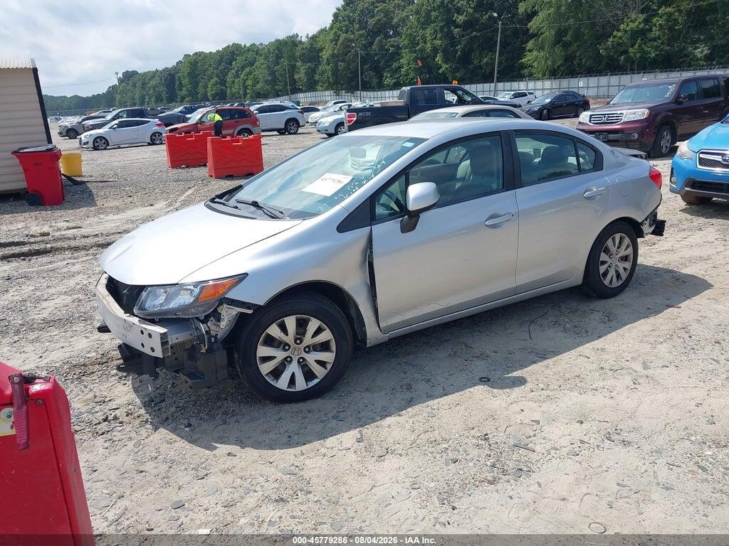 19XFB2F59CE074824 2012 HONDA CIVIC photo no. 2