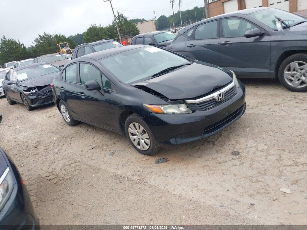 19XFB2F51CE313721 2012 HONDA CIVIC photo no. 1