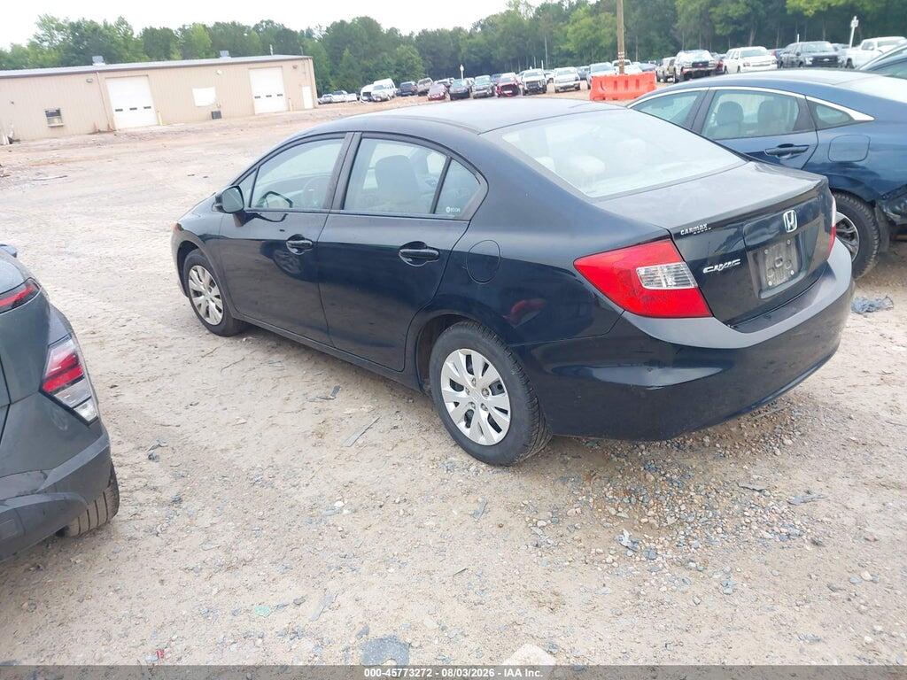 19XFB2F51CE313721 2012 HONDA CIVIC photo no. 3