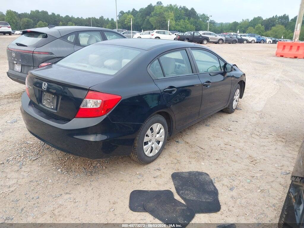 19XFB2F51CE313721 2012 HONDA CIVIC photo no. 4