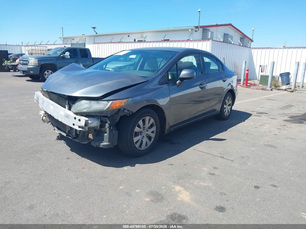 2HGFB2F51CH317385 2012 HONDA CIVIC photo no. 2
