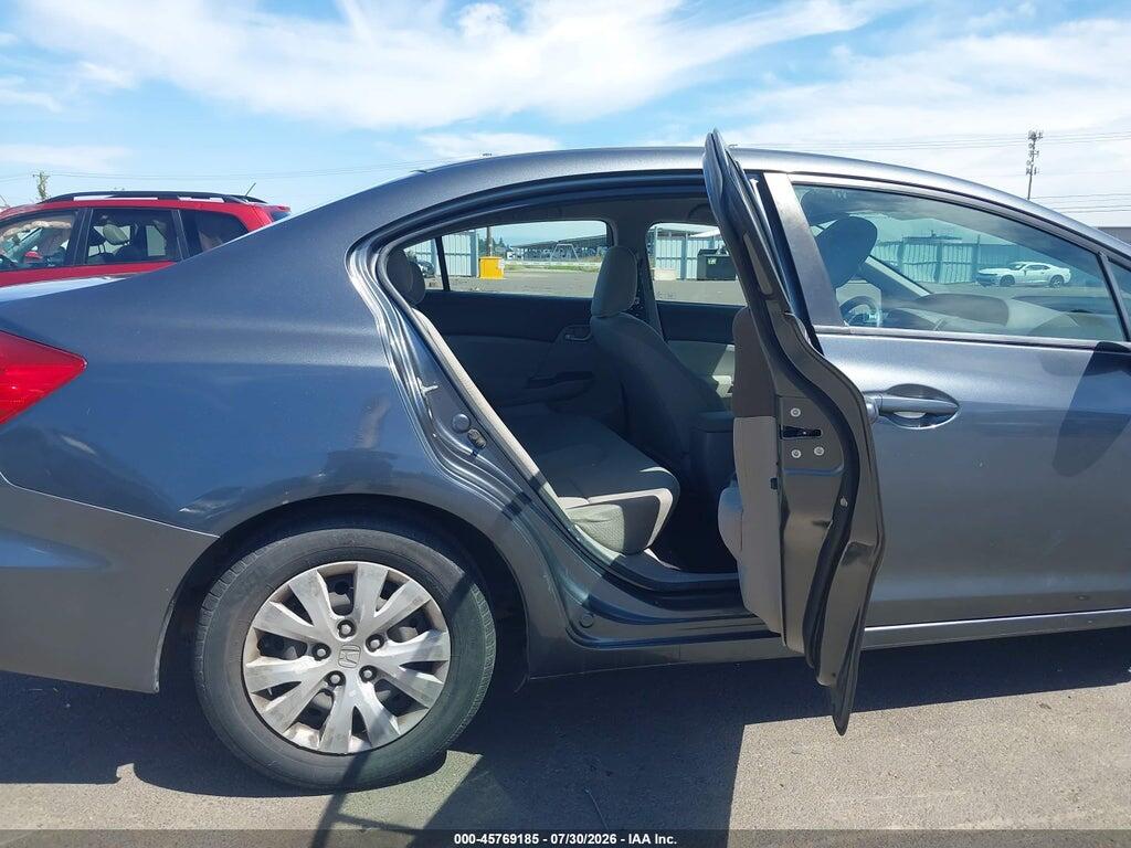 2HGFB2F51CH317385 2012 HONDA CIVIC photo no. 8