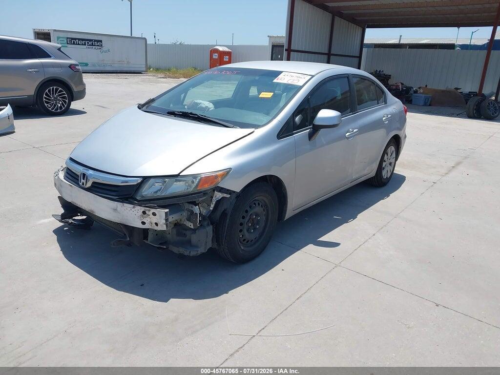 19XFB2F51CE073733 2012 HONDA CIVIC photo no. 2