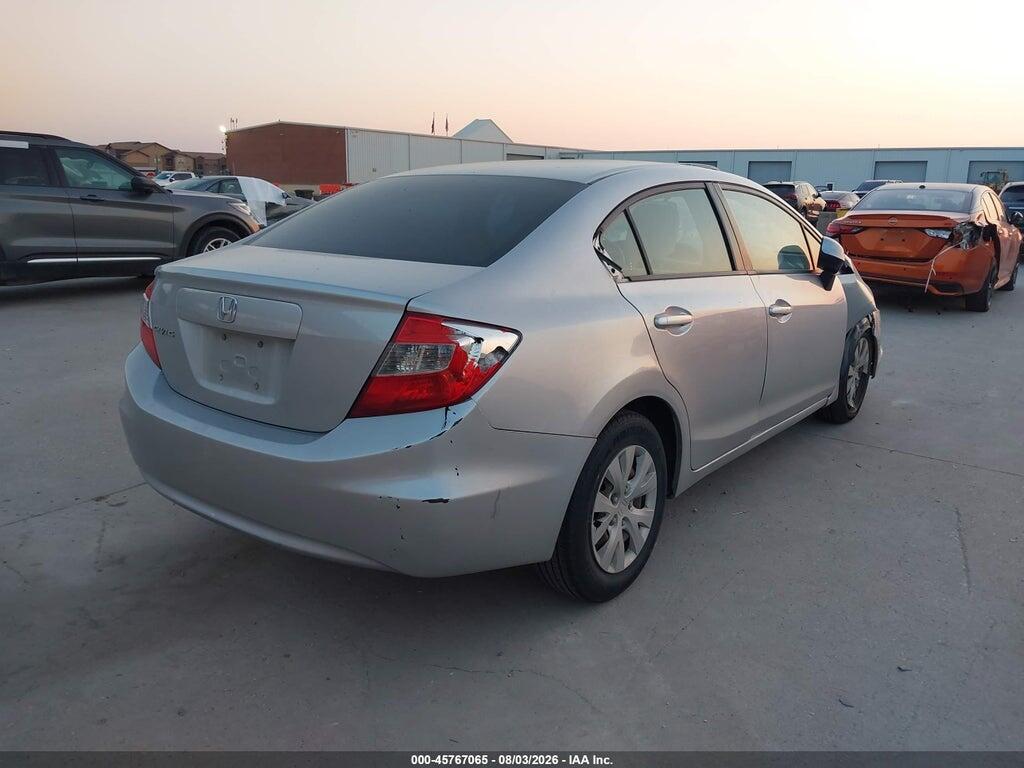 19XFB2F51CE073733 2012 HONDA CIVIC photo no. 4