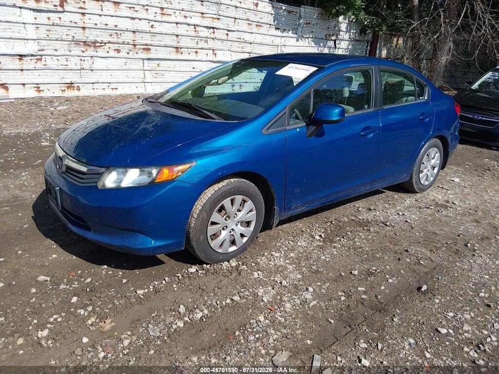 19XFB2F50CE061914 2012 HONDA CIVIC photo no. 2