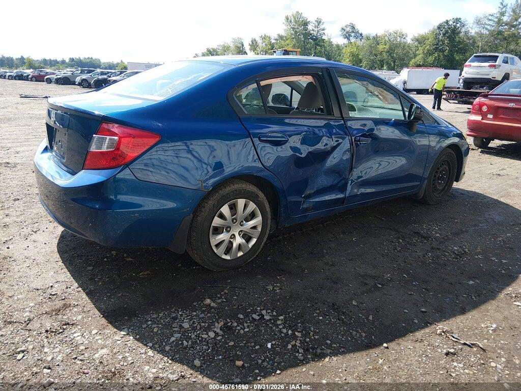 19XFB2F50CE061914 2012 HONDA CIVIC photo no. 4