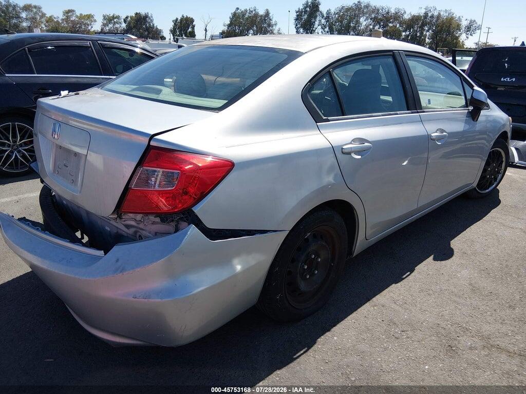 19XFB2F57CE389525 2012 HONDA CIVIC photo no. 4