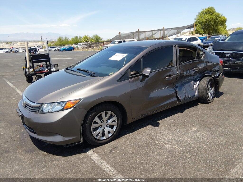 19XFB2F51CE322564 2012 HONDA CIVIC photo no. 2