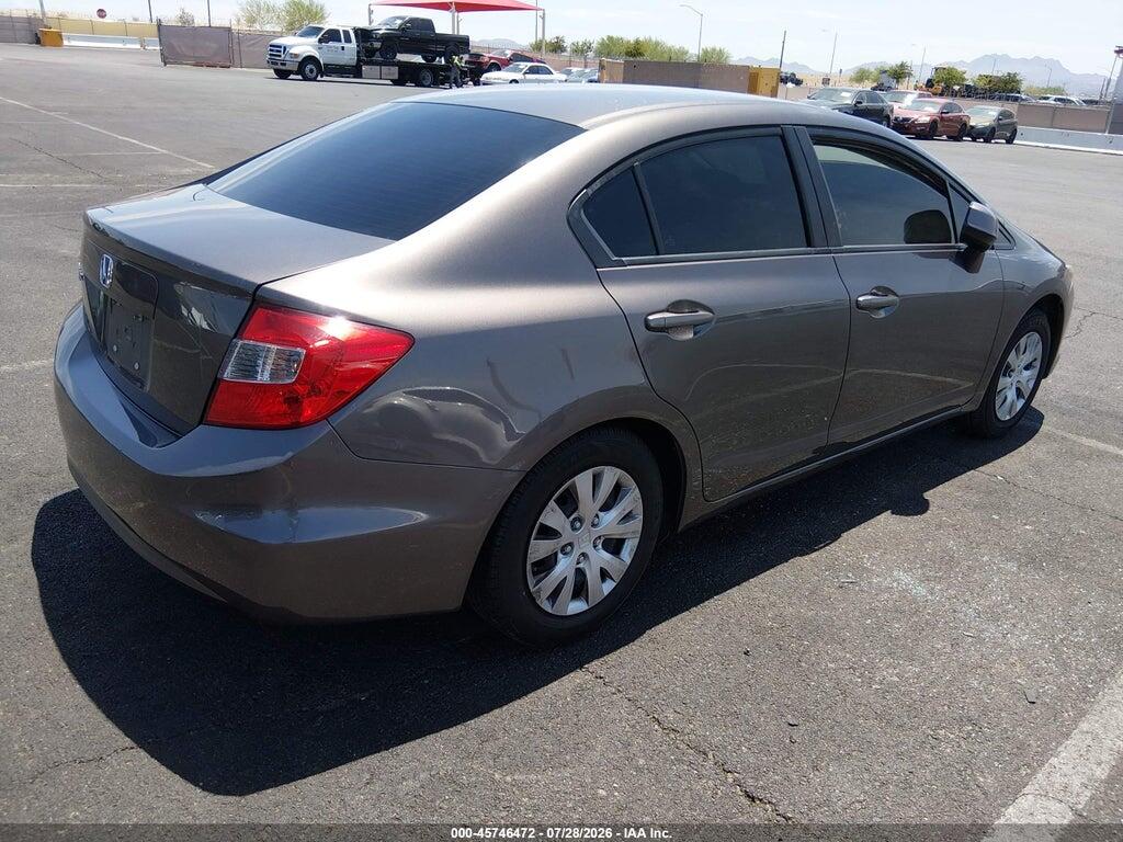 19XFB2F51CE322564 2012 HONDA CIVIC photo no. 4