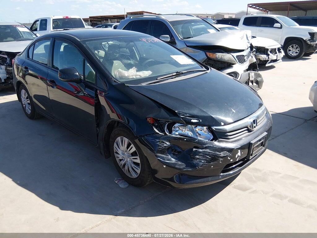 19XFB2F59CE044383 2012 HONDA CIVIC photo no. 1