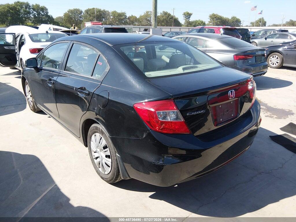 19XFB2F59CE044383 2012 HONDA CIVIC photo no. 3